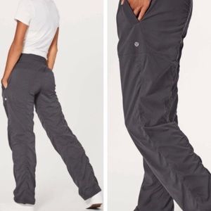 Lululemon dance studio grey lined pants size 2